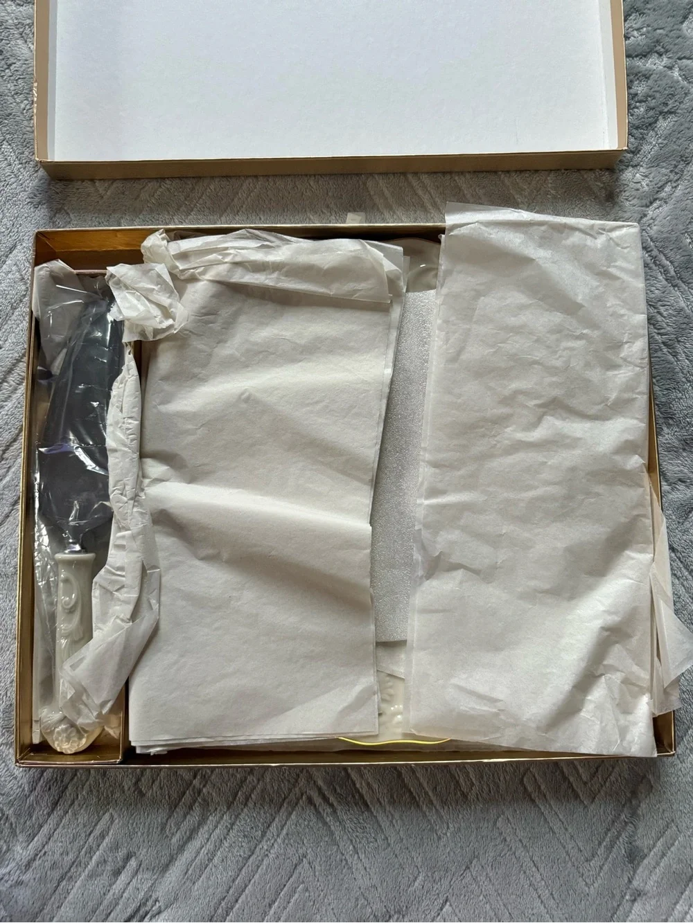New vintage Lenox Georgian Collection porcelain china cake plate and cake server